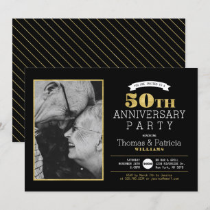 Invitación a la foto del 50 aniversario del Boda d