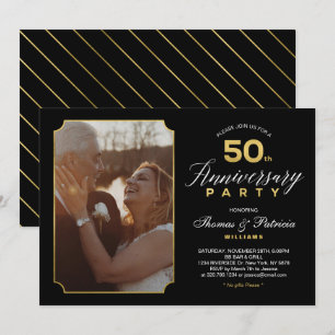 Invitación a la foto del 50 aniversario del Boda d