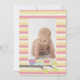 Invitación a la foto del bautismo de bebé Christen
