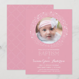 Invitación a la foto del bautismo, invitación a la