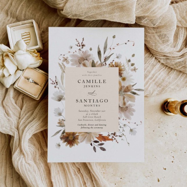 Invitación a la foto del Boda botánico Rústico Boh (Subido por el creador)