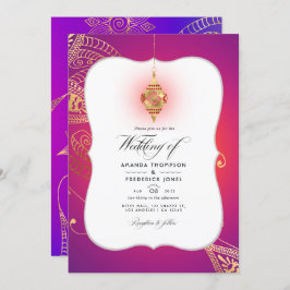 Invitación a la foto del Boda de Bollywood de Reli