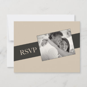 Invitación a la foto del Boda RSVP