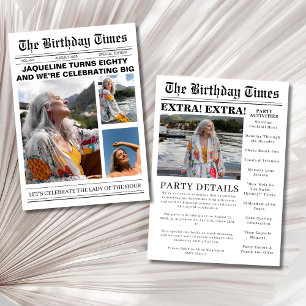 Invitación a la foto del cumpleaños 80 del periódi