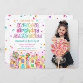 Invitación a la foto del cumpleaños de Candy