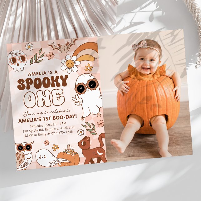 Invitación a la foto del cumpleaños de Halloween R (Subido por el creador)