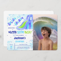 Invitación a la foto del cumpleaños de la diaposit