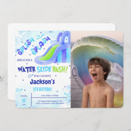 Invitación a la foto del cumpleaños de la diaposit