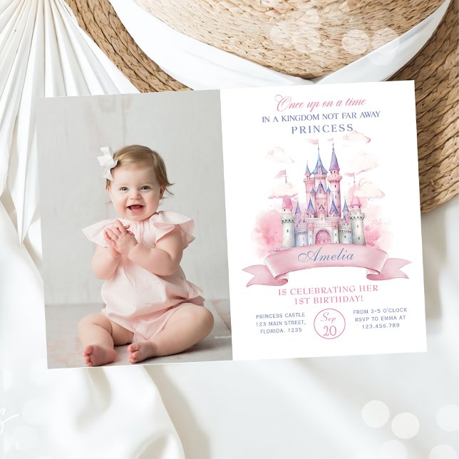Invitación a la foto del cumpleaños de la princesa (Subido por el creador)
