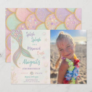 Invitación a la foto del cumpleaños de Splish Spla