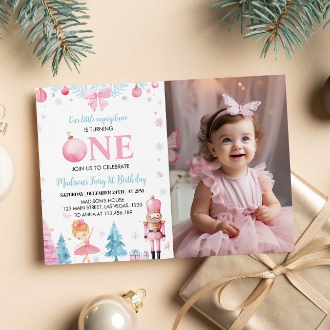 Invitación a la foto del cumpleaños de un recién n (Subido por el creador)