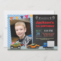 Invitación a la foto del cumpleaños del Camión de