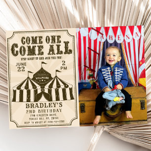 Invitación a la foto del cumpleaños del Carnaval d