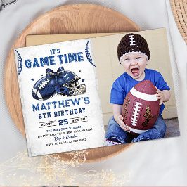 Invitación a la foto del cumpleaños del fútbol