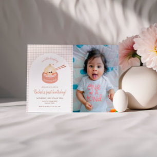 Invitación a la foto del cumpleaños, Fiesta Dim Su
