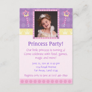 Invitación a la foto del Fiesta Princesa