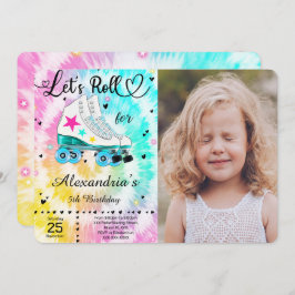 Invitación a la foto del patinaje sobre ruedas