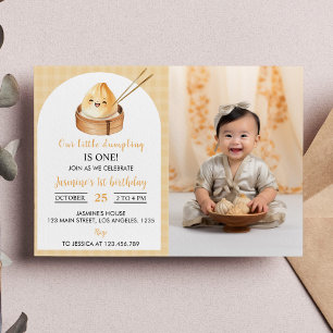 Invitación a la foto del primer cumpleaños