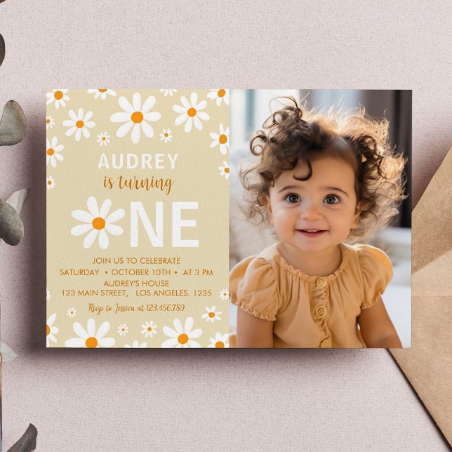 Invitación a la foto del primer cumpleaños de Boho (Subido por el creador)