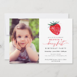 Invitación a la foto del primer cumpleaños de fres