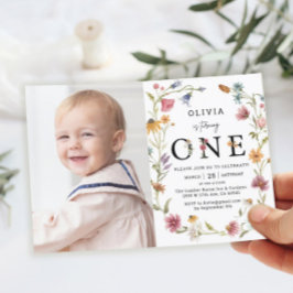 Invitación a la foto del primer cumpleaños de Gard