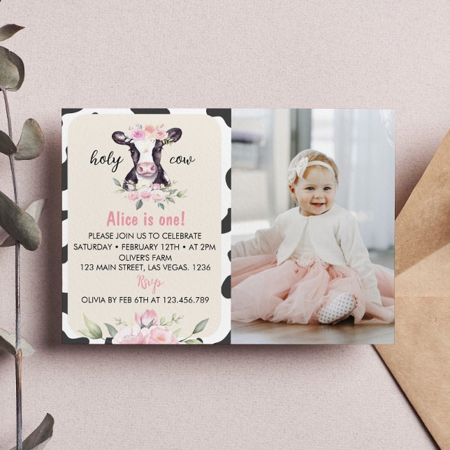 Invitación a la foto del primer cumpleaños de la v (Subido por el creador)