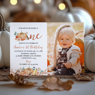 Invitación a la foto del primer cumpleaños de Nues