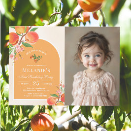 Invitación a la foto del primer cumpleaños de One