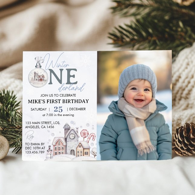 Invitación a la foto del primer cumpleaños de Oned (Subido por el creador)