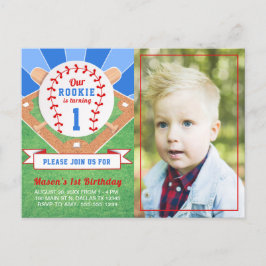 Invitación a la foto del primer cumpleaños de Rook