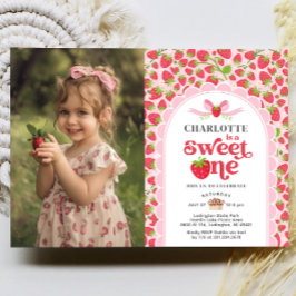 Invitación a la foto del primer cumpleaños de Swee