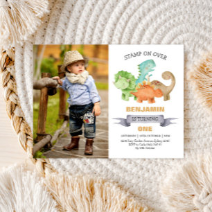 Invitación a la foto del primer cumpleaños de Wild