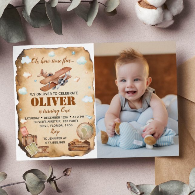 Invitación a la foto del primer cumpleaños del avi (Subido por el creador)