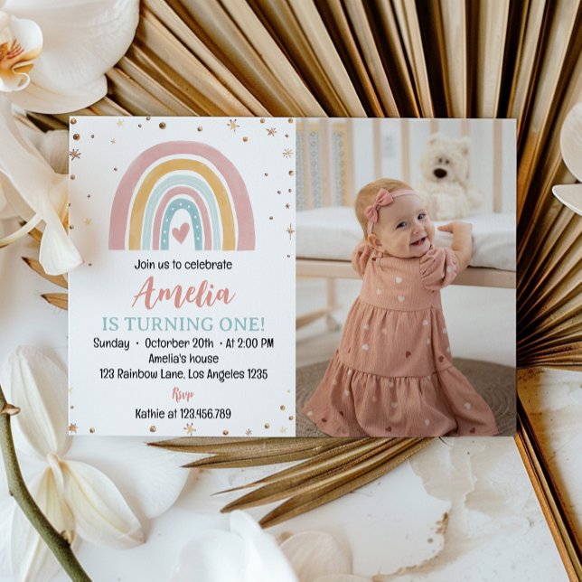 Invitación a la foto del primer cumpleaños del Boh (Subido por el creador)