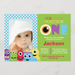 Invitación a la foto del primer cumpleaños del peq
