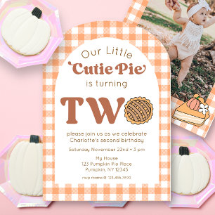 Invitación a la foto del segundo cumpleaños de Cut