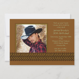 Invitación a la foto del trenzado de Rattan