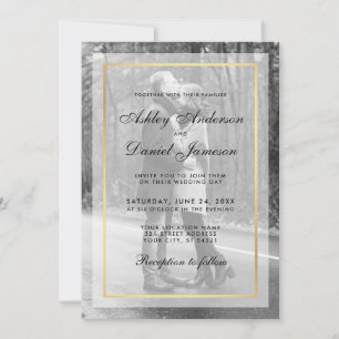 Invitación a la fotografía Boda moderna G - Sobrep