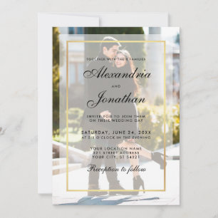 Invitación a la fotografía Boda moderna - Sobrepos