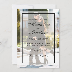 Invitación a la fotografía Boda moderna - Sobrepos