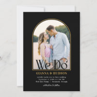 Invitación a la fotografía Boda simple de Arco Mod