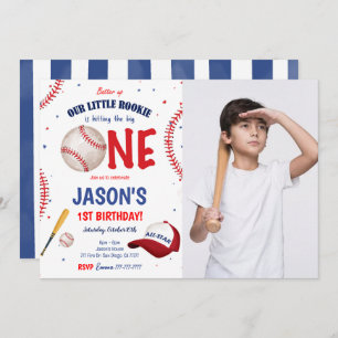 Invitación a la fotografía de béisbol