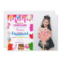 Invitación a la fotografía de Candy land