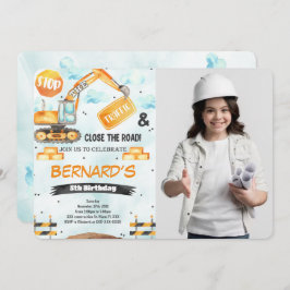 Invitación a la fotografía de construcción