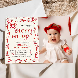 Invitación a la fotografía de cumpleaños de Coquet