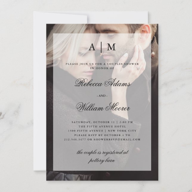 Invitación a la fotografía de duchas con superposi (Anverso)