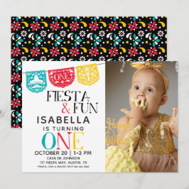 Invitación a la fotografía de primer cumpleaños de