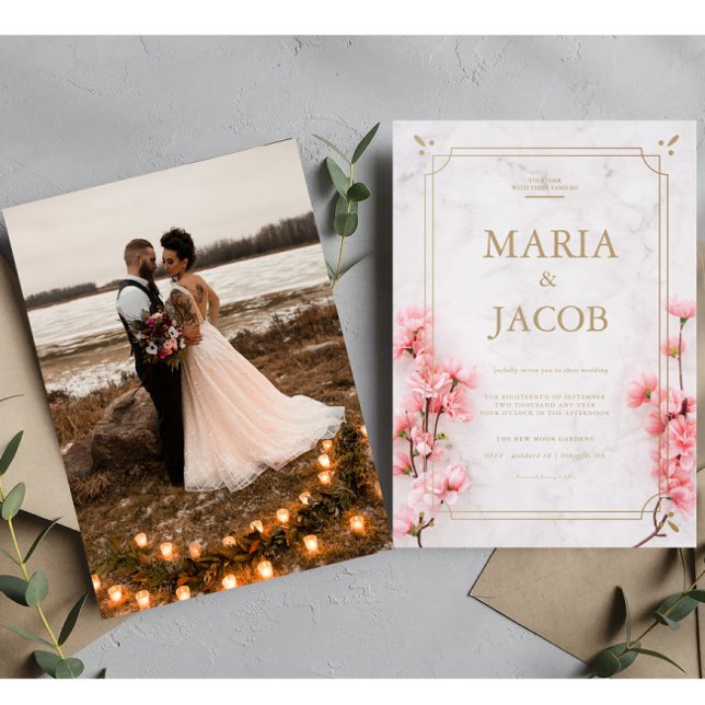 Invitación a la fotografía del Boda Boho de estilo (Subido por el creador)