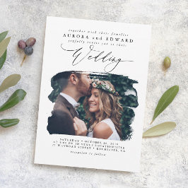 Invitación a la fotografía del Boda Boho de estilo