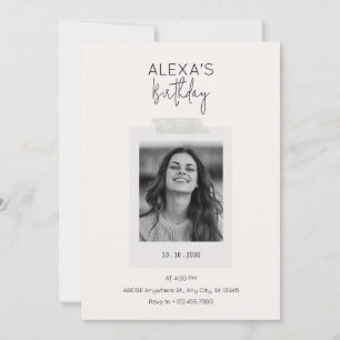 Invitación a la fotografía minimalista moderna